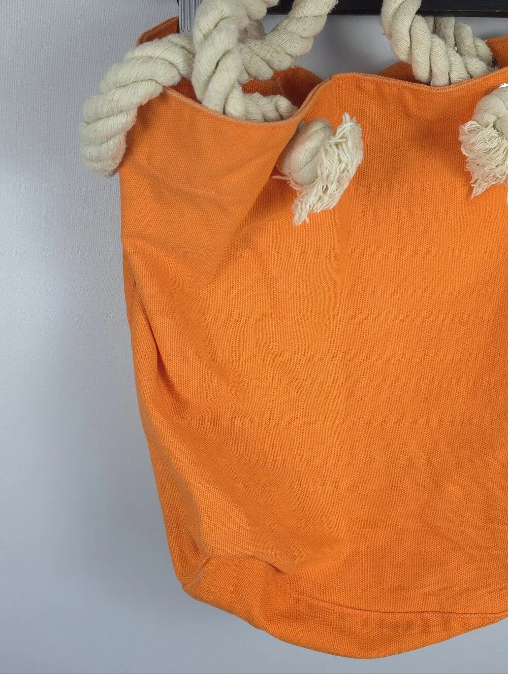 Aperol Spritz Cotton Beach Bag Tote Chunky Rope Handle